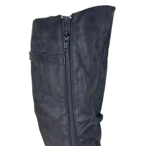 Baretraps Yanessa Black Fabric Knee High Womens Boots Size 5.5M - Picture 10 of 12